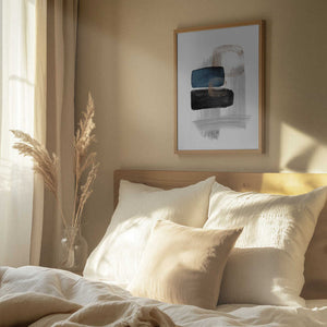 Tablou înramat „Night Blue-1” de Sally Ann Moss