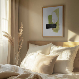 Tablou înramat „Green Dream-3” de Sally Ann Moss