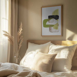 Tablou înramat „Green Dream-1” de Sally Ann Moss