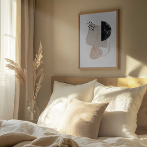 Tablou înramat „Simple-Beige-3” de Sally Ann Moss