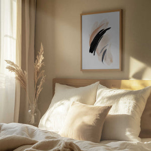Tablou înramat „Simple Beige-2” de Sally Ann Moss