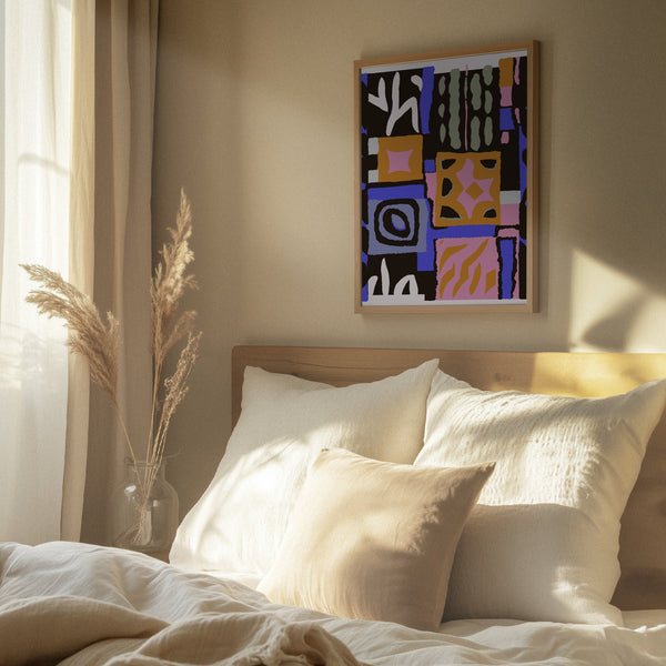 Tablou înramat „Colorful Geometry” de Treechild