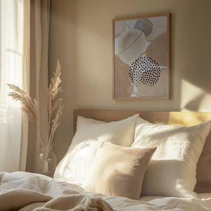 Tablou înramat „Jealous Beige-2” de Sally Ann Moss