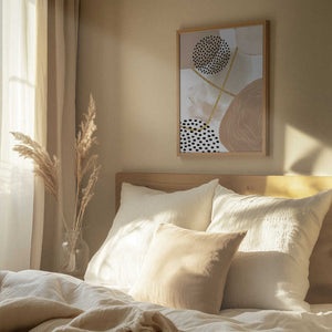 Tablou înramat „Jealous Beige-1” de Sally Ann Moss