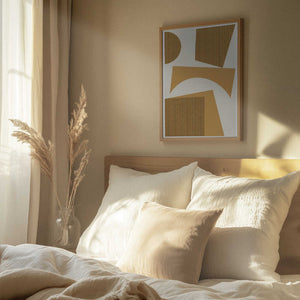 Tablou înramat „Curved Harmony” de THE MIUUS STUDIO