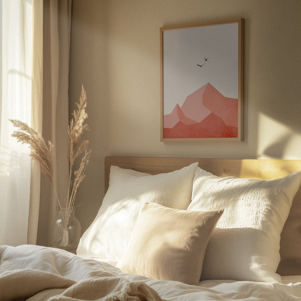 Tablou înramat „Zugspitze, Eins” de Kubistika