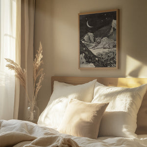Tablou înramat „Giant White Tiger” de Florent Bodart
