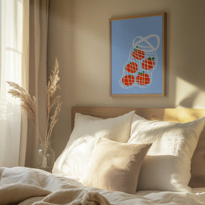 Tablou înramat „Tomatoes in Mesh” de Athene Fritsch