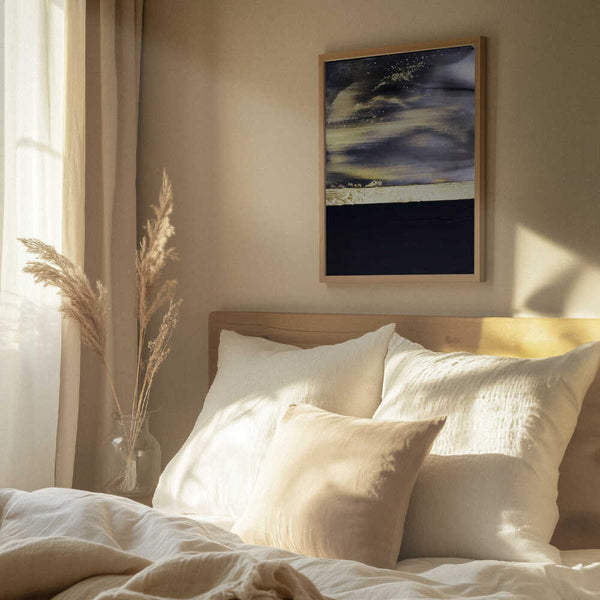 Tablou înramat „Gold Noir 2” de Alyson Storms