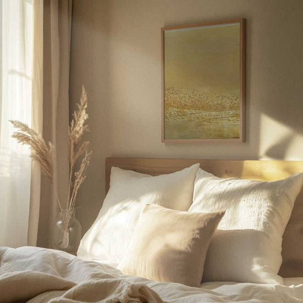 Tablou înramat „Gold” de Alyson Storms