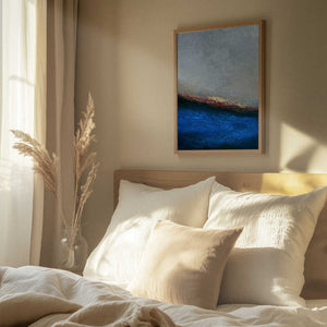 Tablou înramat „Slate Wave” de Alyson Storms