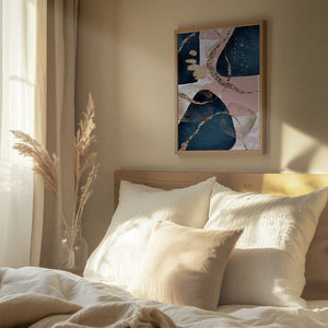 Tablou înramat „Fabulously Navy -1” de Sally Ann Moss