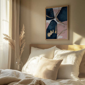 Tablou înramat „Fabulously  Navy -2” de Sally Ann Moss