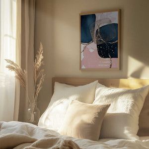Tablou înramat „Fabulously Navy-3” de Sally Ann Moss