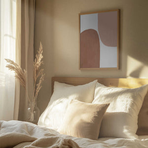 Tablou înramat „Earth Tone Painting” de Melloi Art Prints