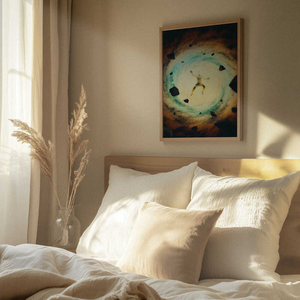 Tablou înramat „Falling Behind” de Taudalpoi