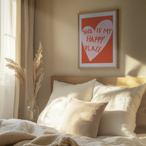 Tablou înramat „Happy Heart Message” de Athene Fritsch