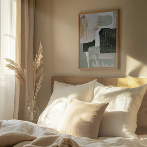 Tablou înramat „Green of Curiosity-3” de Sally Ann Moss