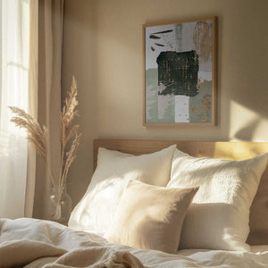 Tablou înramat „Green of Curiosity-1” de Sally Ann Moss