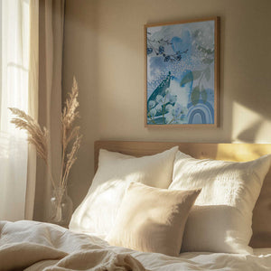 Tablou înramat „Iceberg Blue-2” de Sally Ann Moss