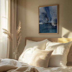 Tablou înramat „Blue Lagoon-2” de Sally Ann Moss