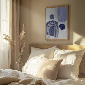 Tablou înramat „Boho Purple-1” de Sally Ann Moss