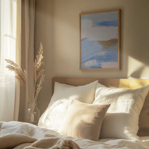 Tablou înramat „Brush Strokes Abstract Painting” de Melloi Art Prints