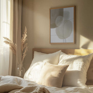 Tablou înramat „Abstract Earth Tones” de Melloi Art Prints