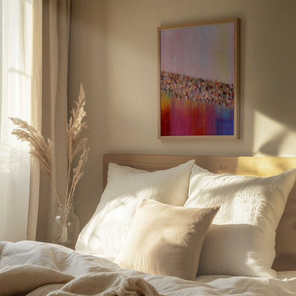 Tablou înramat „Colorful Cascade” de Treechild