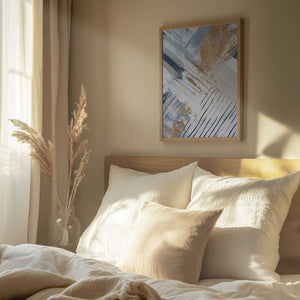 Tablou înramat „Serenity in Blue-2” de Sally Ann Moss