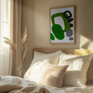 Tablou înramat „Midcentury Olive” de Ejaaz Haniff