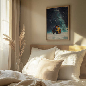 Tablou înramat „I'll Take You To the Stars for a Second Date” de Frank Moth