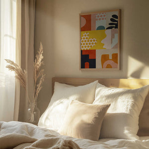 Tablou înramat „Playing Around Shapes 6” de Ana Rut Bre