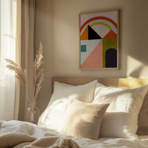 Tablou înramat „Playing Around Shapes” de Ana Rut Bre