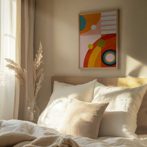 Tablou înramat „Playing Around Shapes 3” de Ana Rut Bre