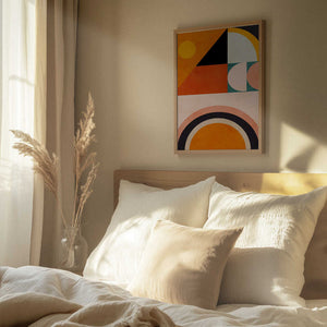 Tablou înramat „Playing Around Shapes 4” de Ana Rut Bre
