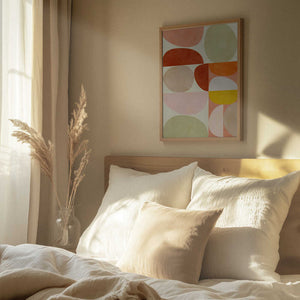Tablou înramat „Pastel Geometry” de Ana Rut Bre