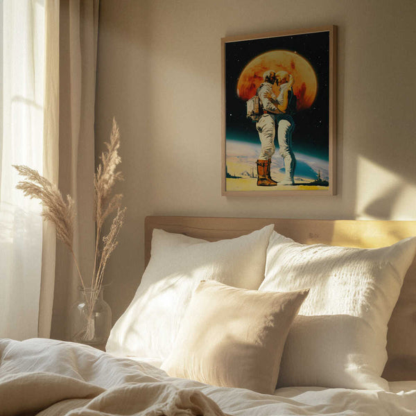 Tablou înramat „Intergalactic Love” de Taudalpoi