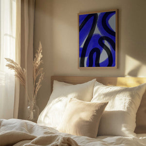 Tablou înramat „Cobalt I” de Studio Palette