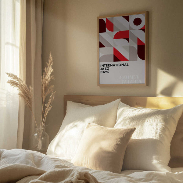 Tablou înramat „Jazz Days Copenhagen” de Kubistika