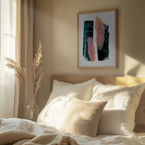 Tablou înramat „Abstract Brush Strokes 3x A1” de Mareike Böhmer