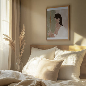 Tablou înramat „Plant Girl” de Ivy Green Illustrations