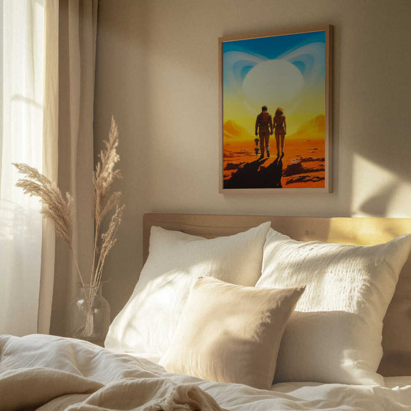 Tablou înramat „Saturn Love” de Taudalpoi