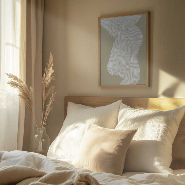 Tablou înramat „Flowing Lines Ballet” de Treechild