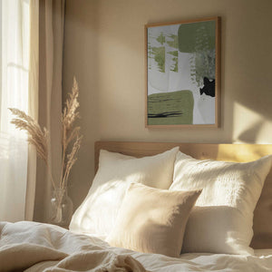 Tablou înramat „Green Dream 2” de Sally Ann Moss