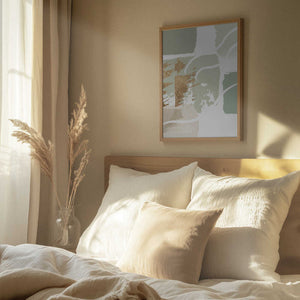 Tablou înramat „simply green-2” de Sally Ann Moss
