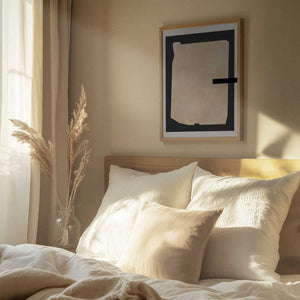 Tablou înramat „Abstract Beige Painting” de Elena Ristova