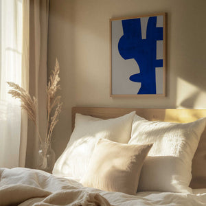 Tablou înramat „Shadows of Blue” de Elena Ristova