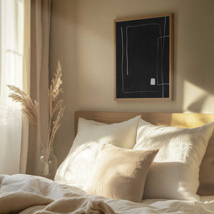 Tablou înramat „Minimal Linescape” de Elena Ristova