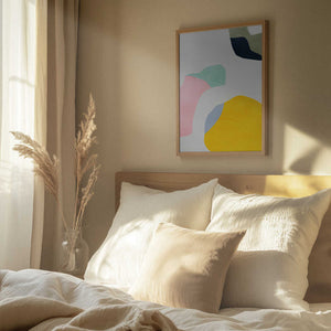 Tablou înramat „Pastel Minimal shapes” de Ana Rut Bre